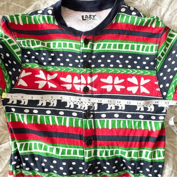 Lazy One Mommy & Me Sweater Bear Onesie Holiday Pajama Bundle S & 4T - Picture 8 of 8